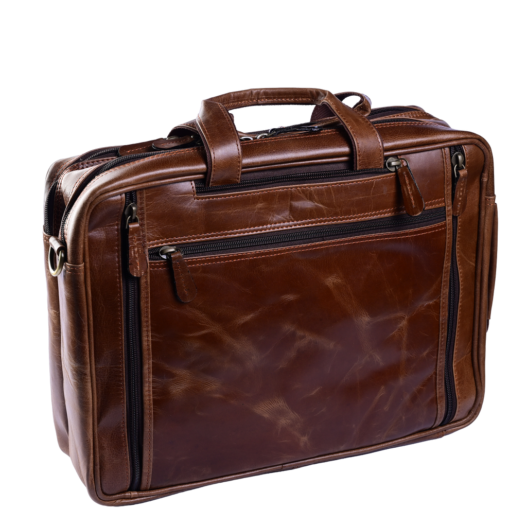 Convertible Leather Briefcase / Backpack
