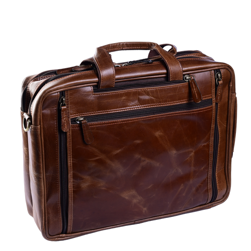Convertible Leather Briefcase / Backpack