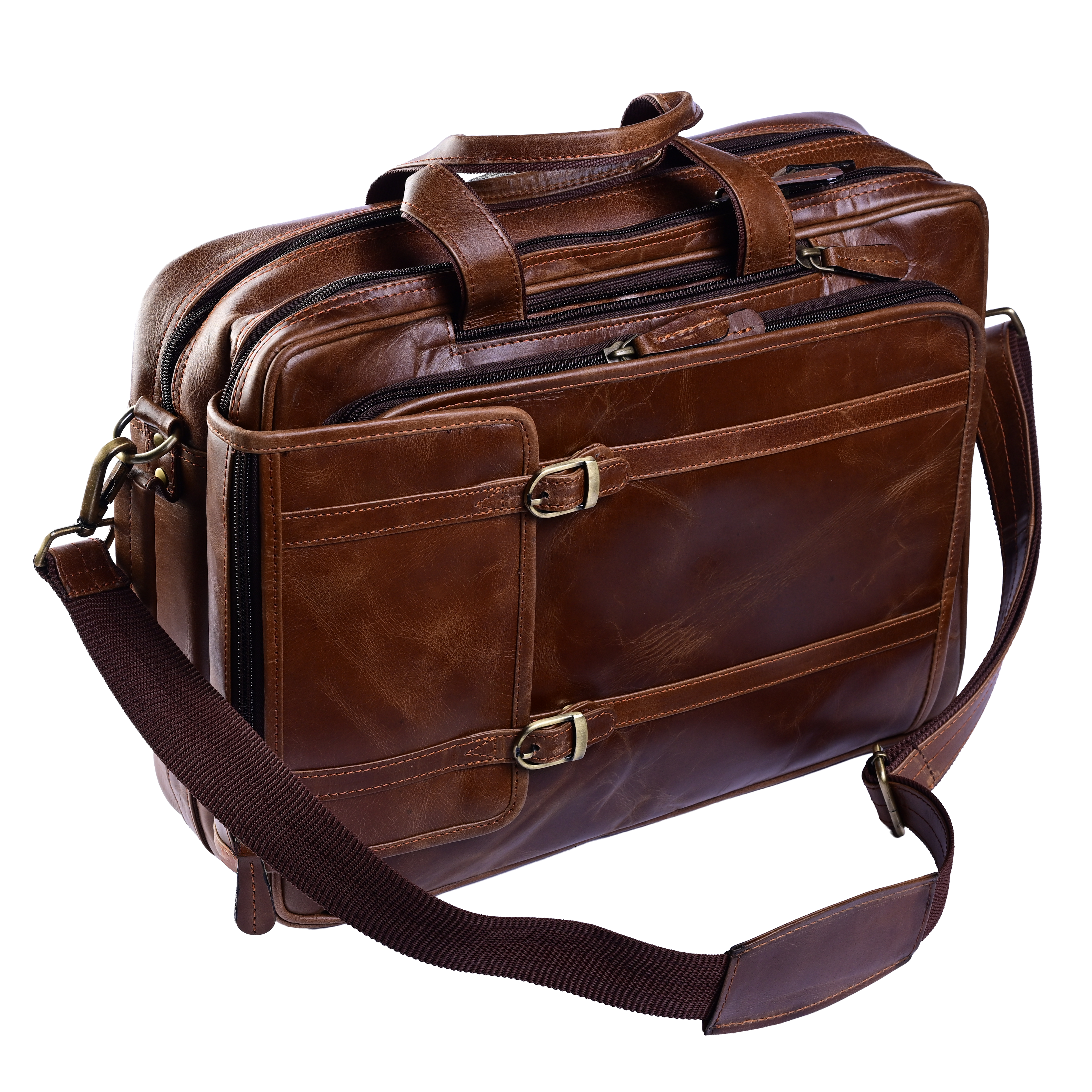 Convertible Leather Briefcase / Backpack