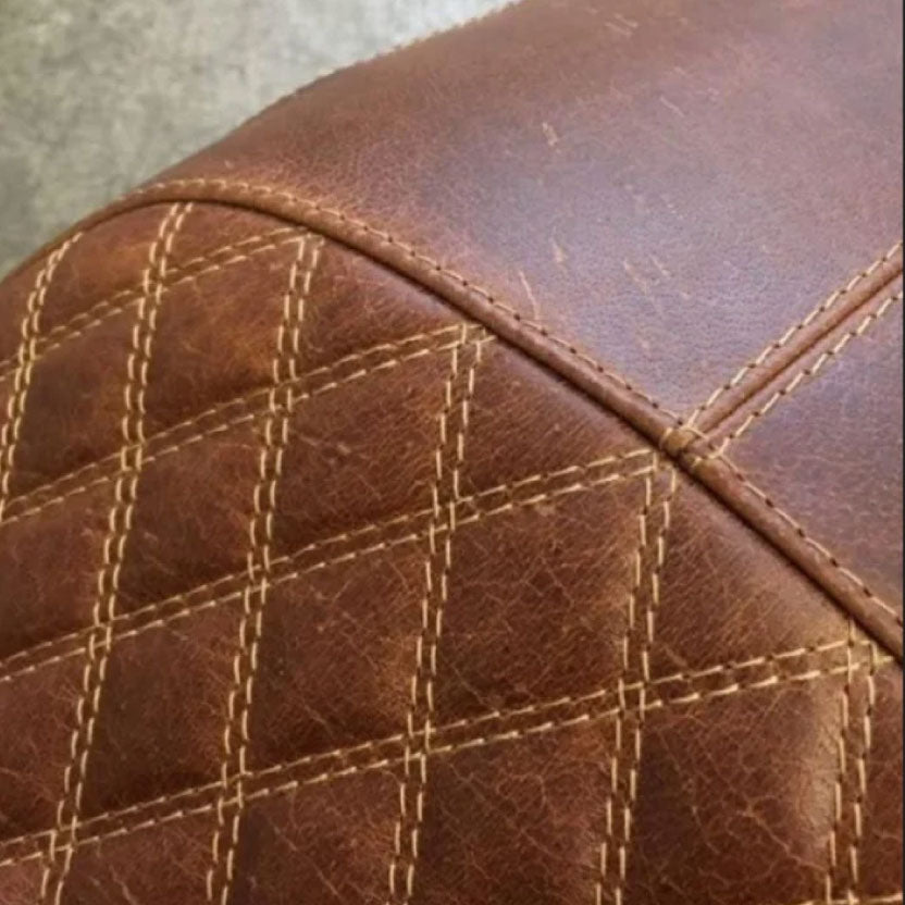 Motorcycle Leather Seat