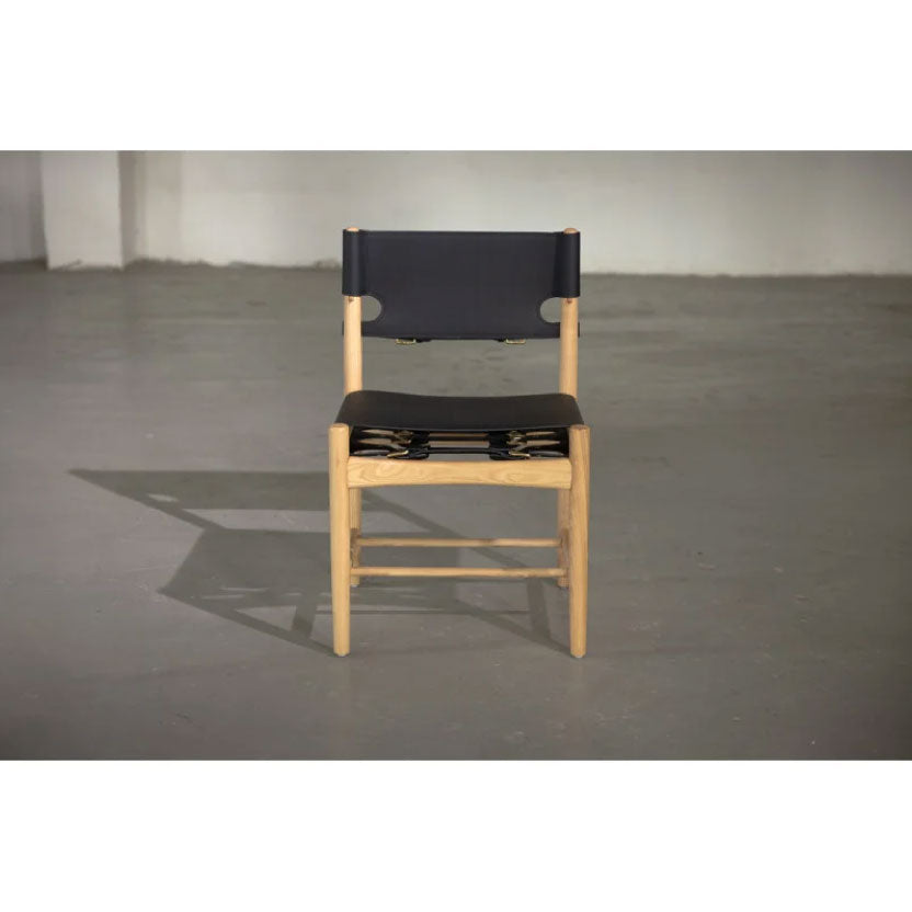 The Wooden Leather Chair