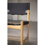 The Wooden Leather Chair