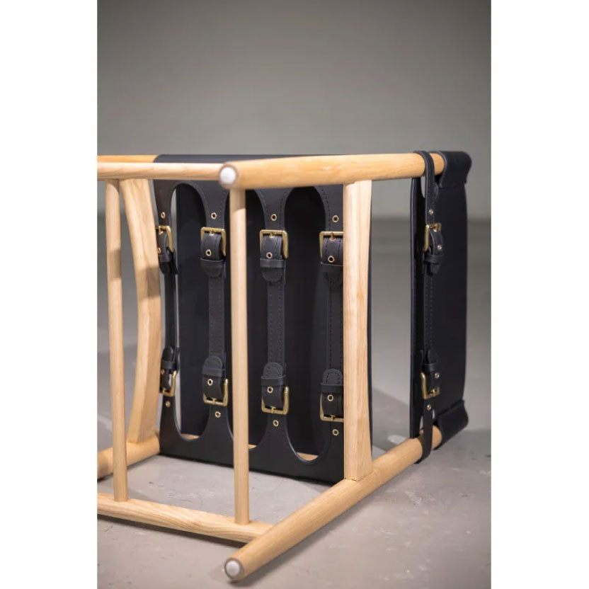 The Wooden Leather Chair