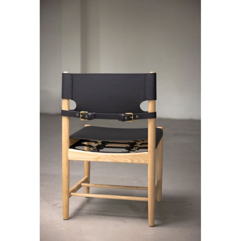 The Wooden Leather Chair