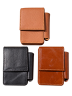 Leather Cigarette & Lighter Case