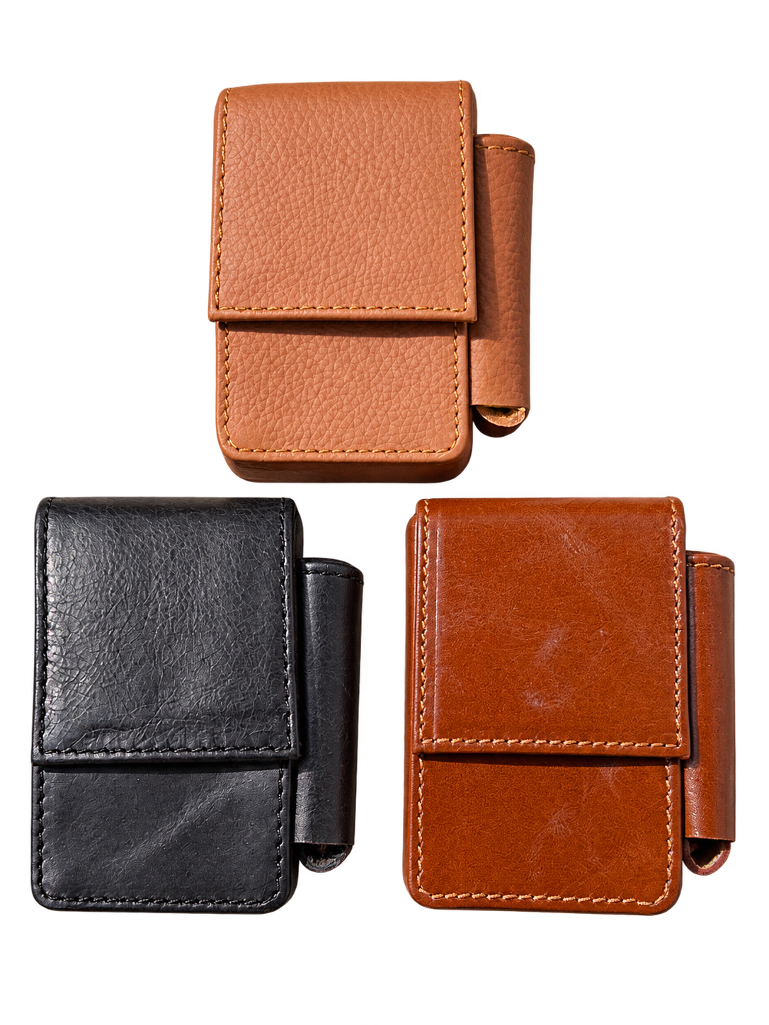 Leather Cigarette & Lighter Case
