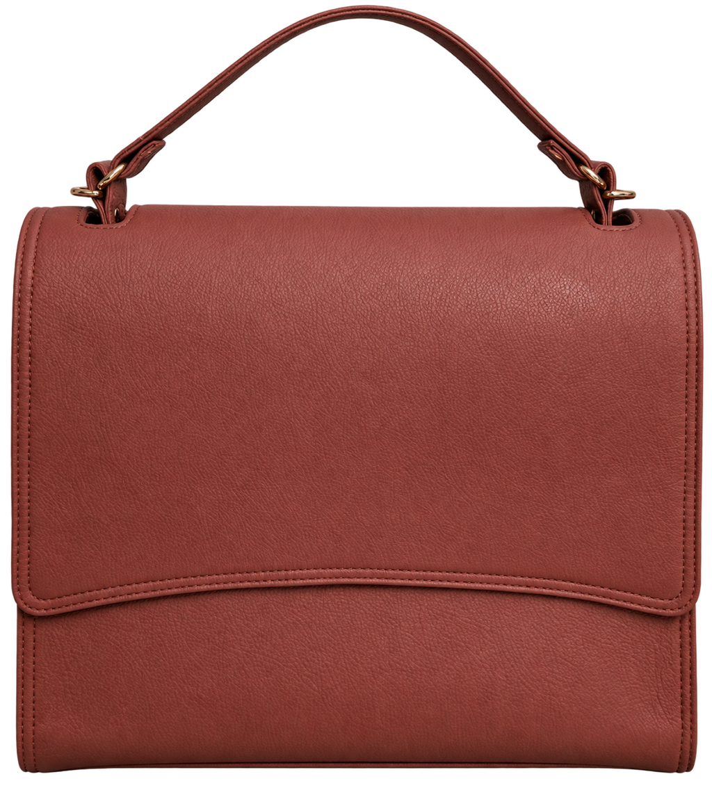 The Signature — Leather Top Handle Bag