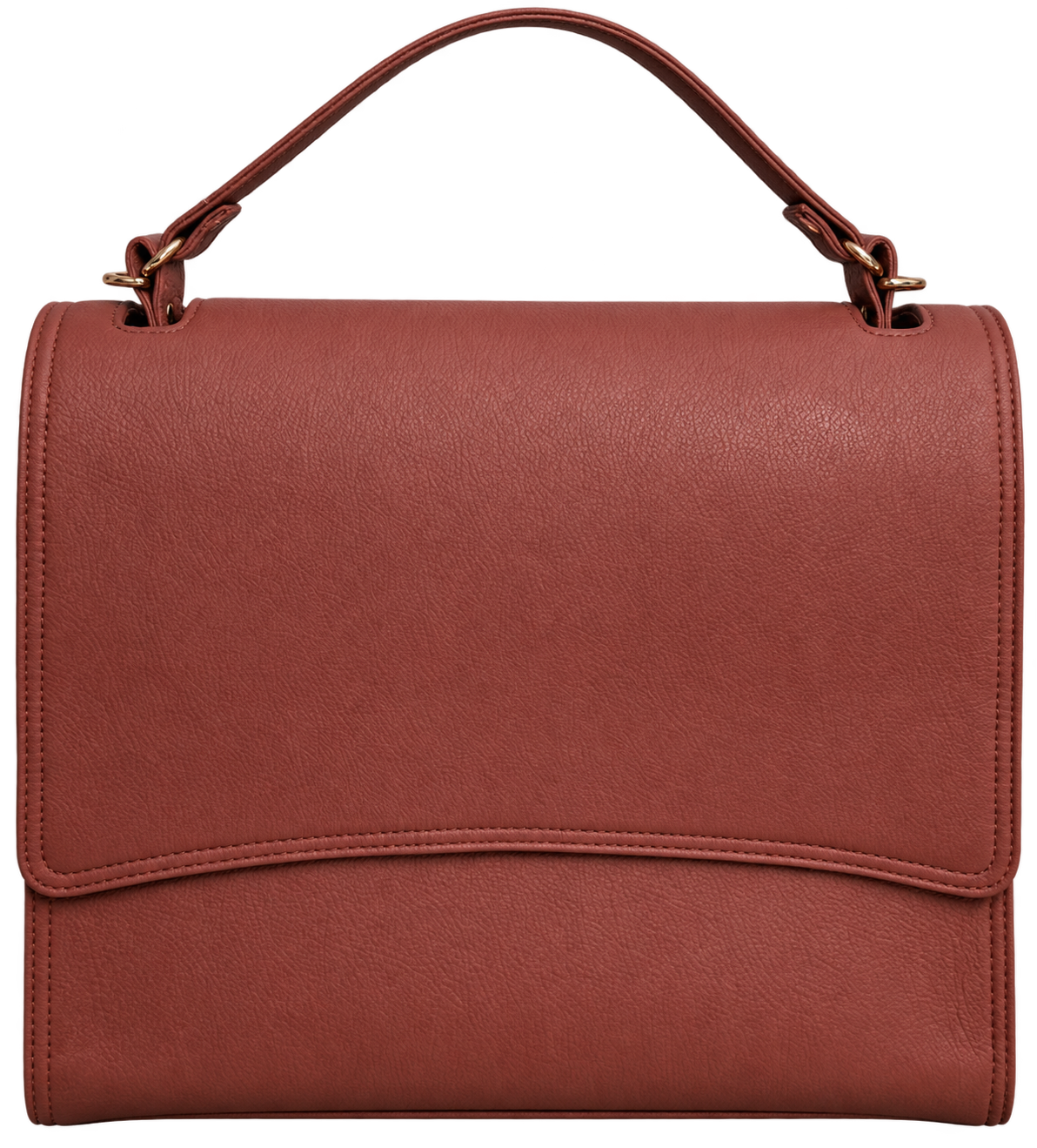 The Signature — Leather Top Handle Bag
