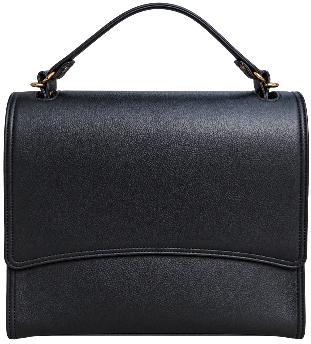 The Signature — Leather Top Handle Bag