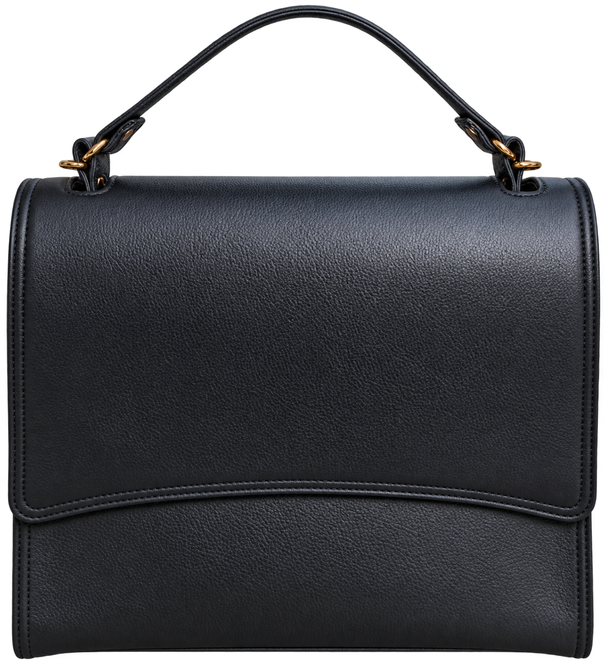 The Signature — Leather Top Handle Bag