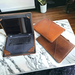 Foldable Leather Laptop Folio