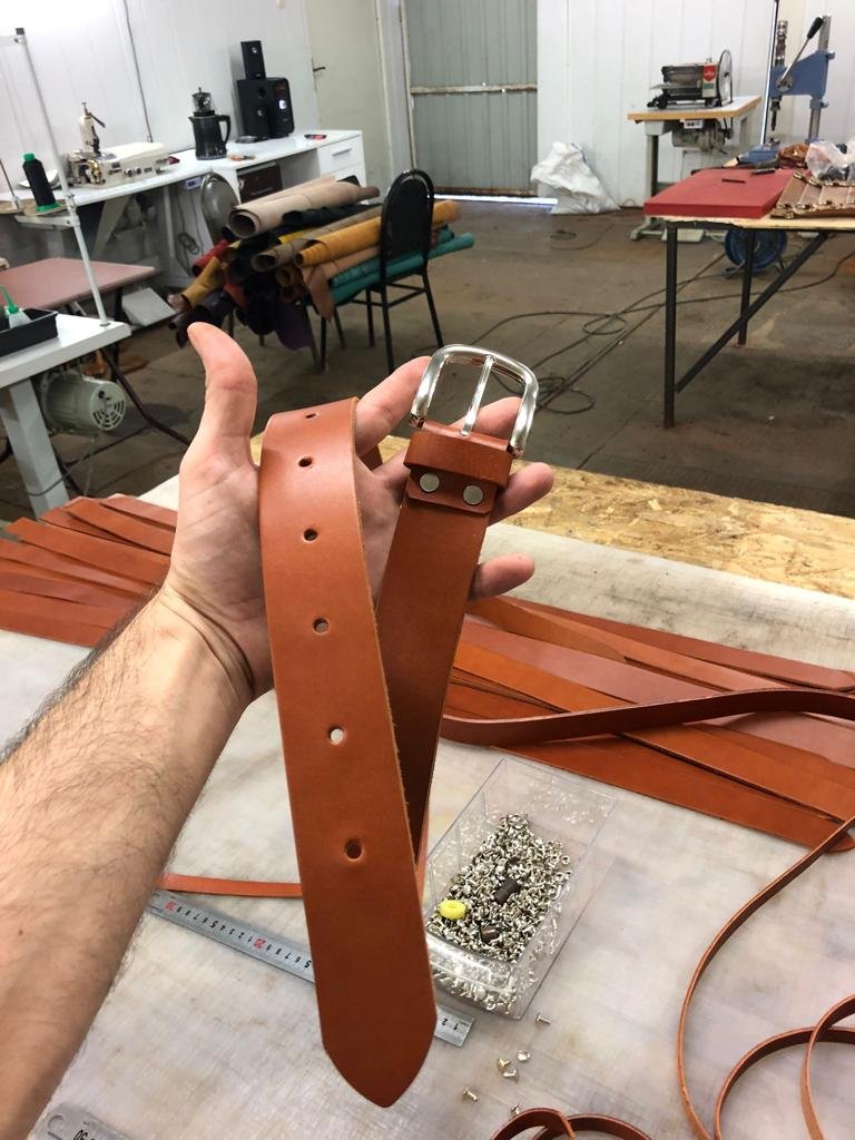 Men Leather Belt