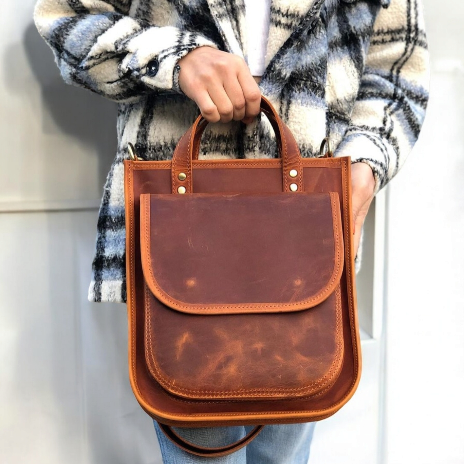 English satchel Bag